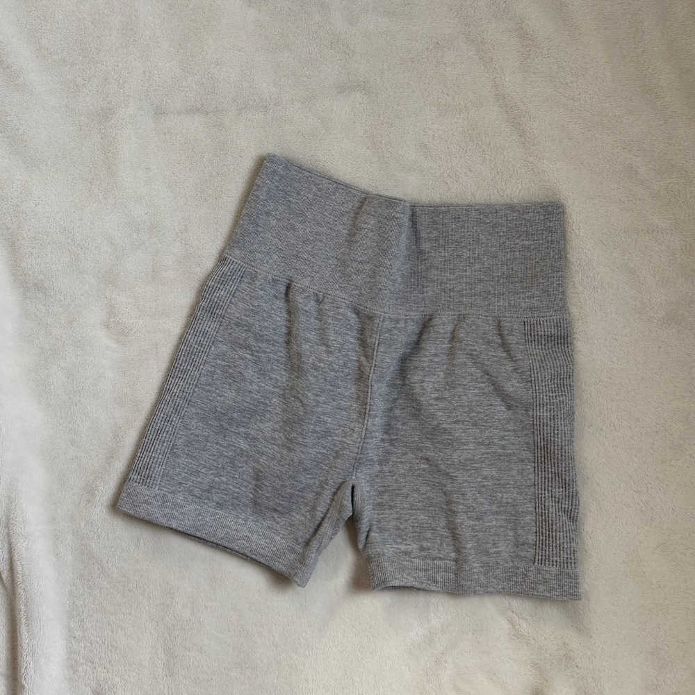 Gray Biker Shorts